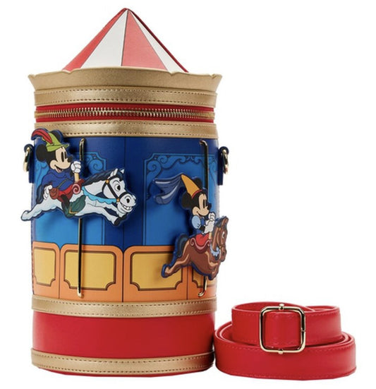 Disney Brave Little Tailor Mickey Minnie Carousel Crossbody Bag