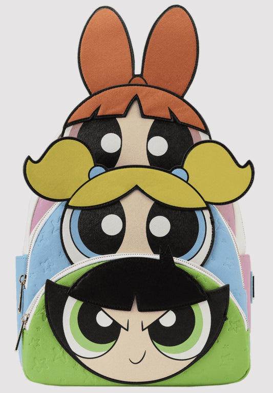 Powerpuff Girls Triple Pocket Backpack