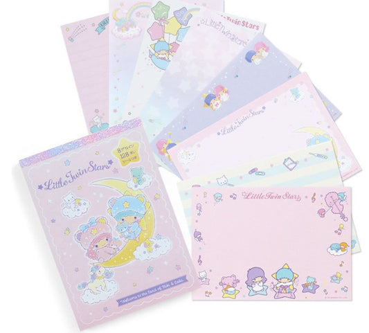 Sanrio Memo Pad Eight Page Design Twin Stars