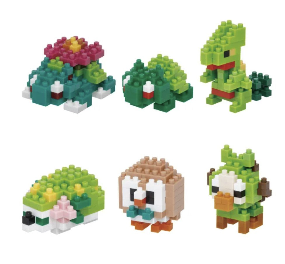 Nanoblock Pokemon Mininano Type Grass Set 1