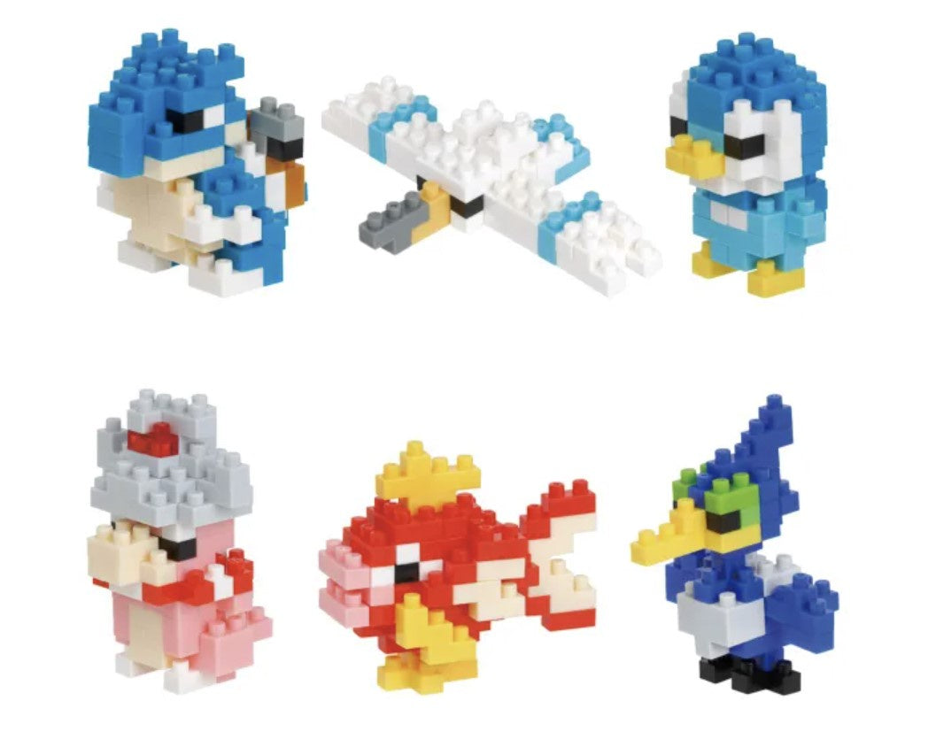 Nanoblock Pokemon Mininano Type Water Set 1