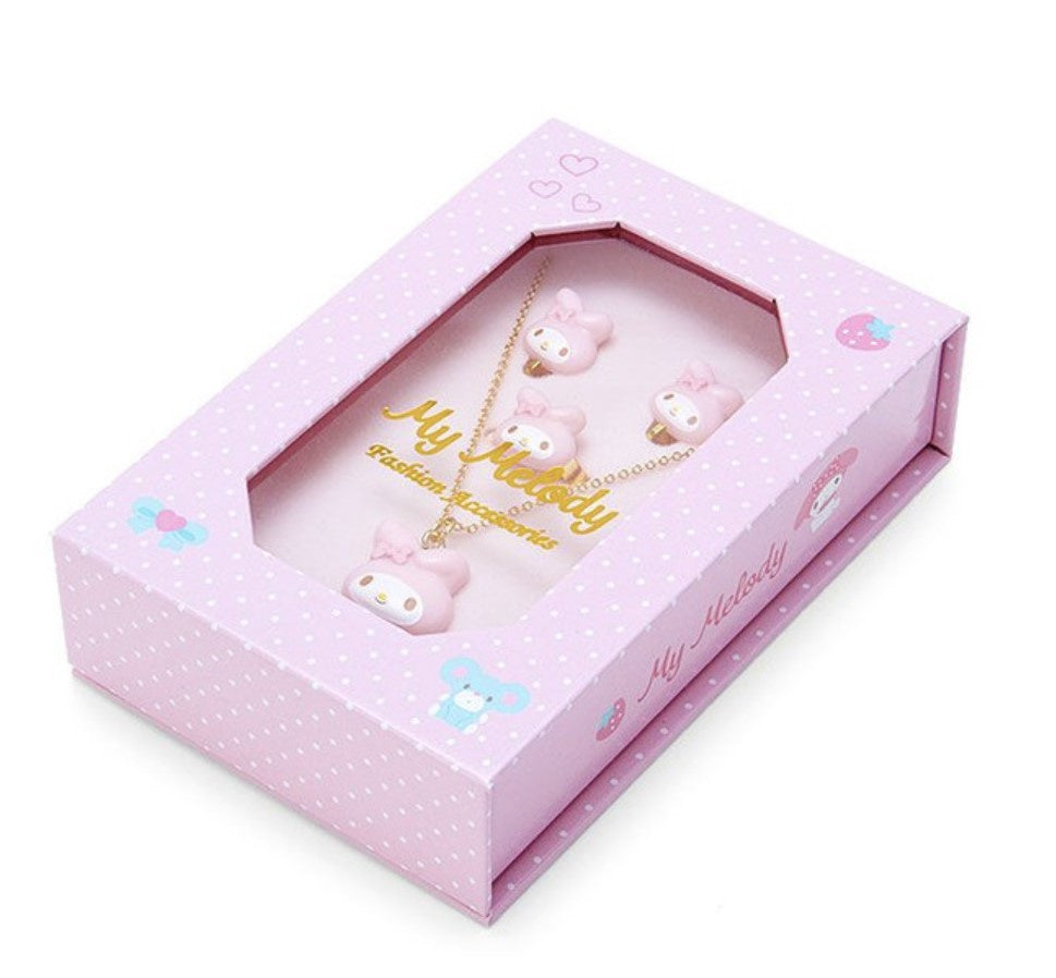 Sanrio My Melody 3pcs Diecut Jewelry Set