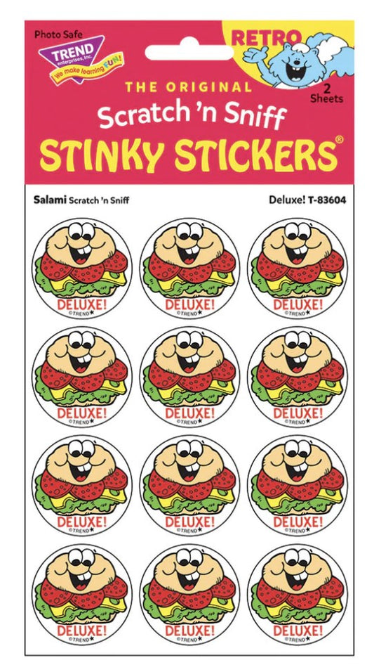 Scratch 'n Sniff Stinky Stickers Salami Deluxe!