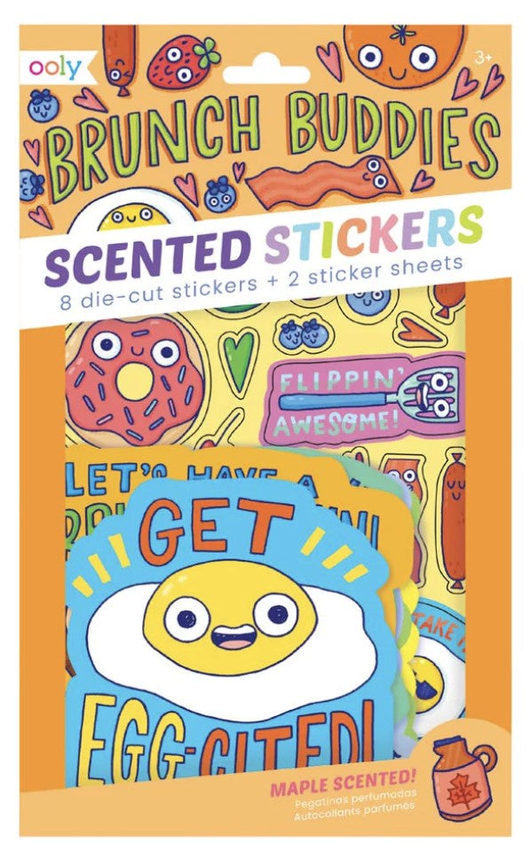 Sticker Scented Scratch Stickers Brunch Buddies