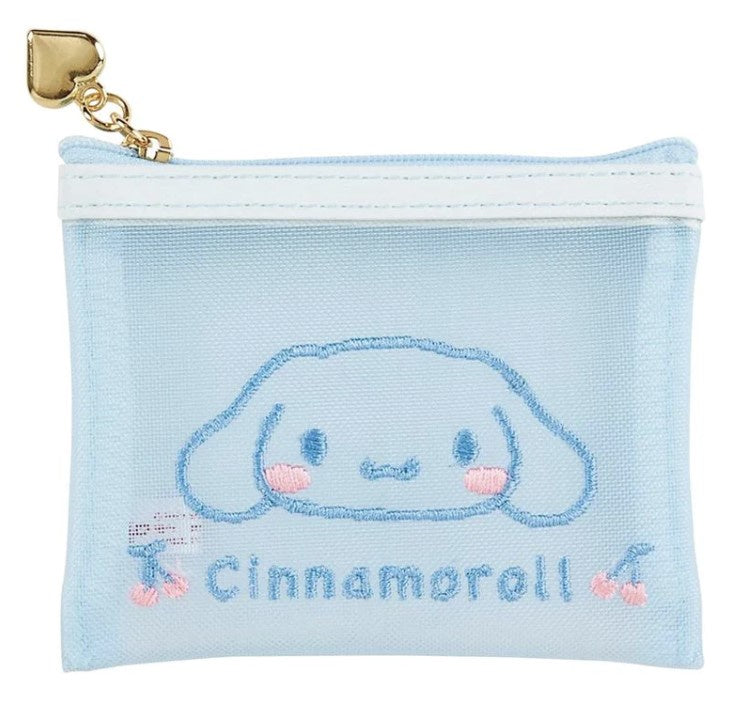 Sanrio Cross Stitch Pouch Mesh Cinnamoroll