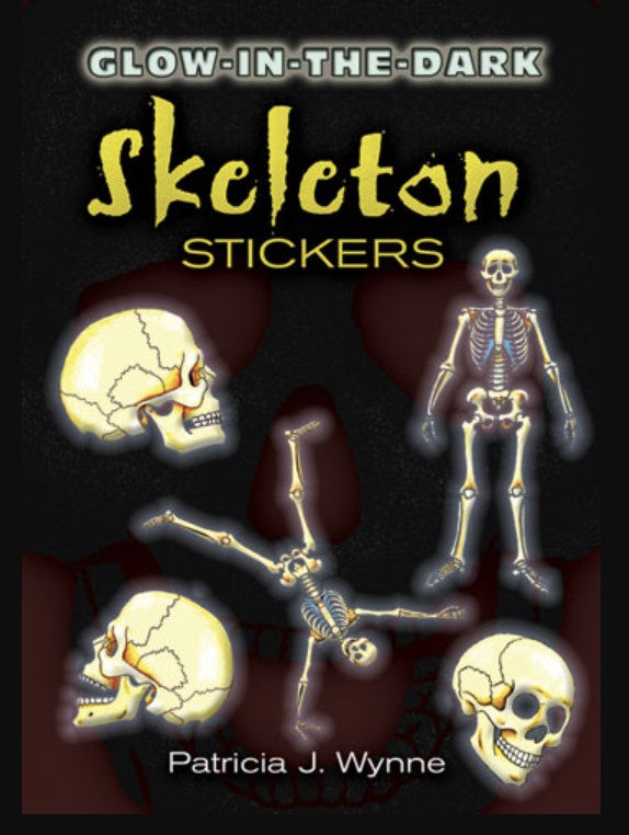 Stickers Glow in the Dark Skeletons