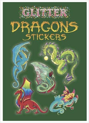 Stickers Glitter Dragons
