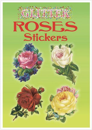 Stickers Glitter Roses