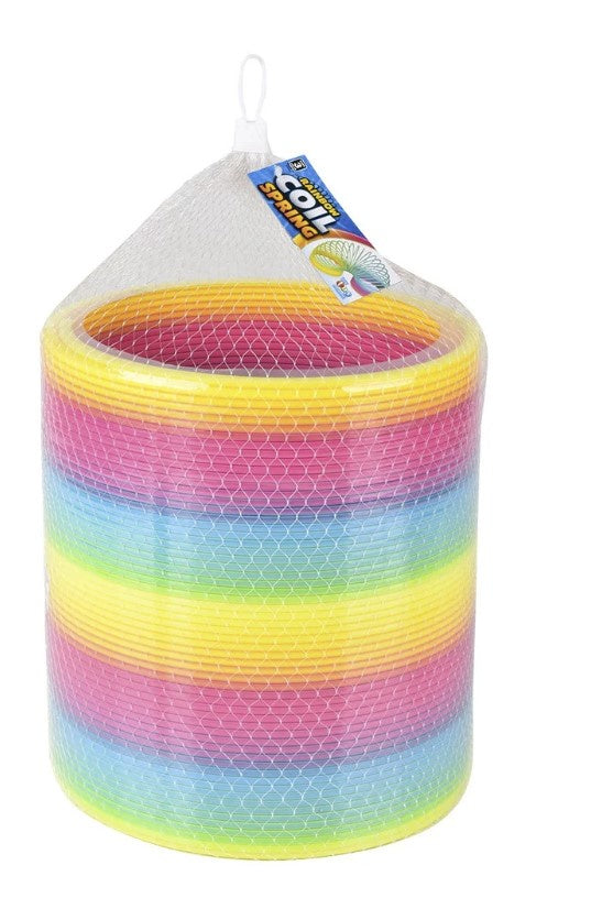 Spring Rainbow Color Jumbo Slinky 9.4 in