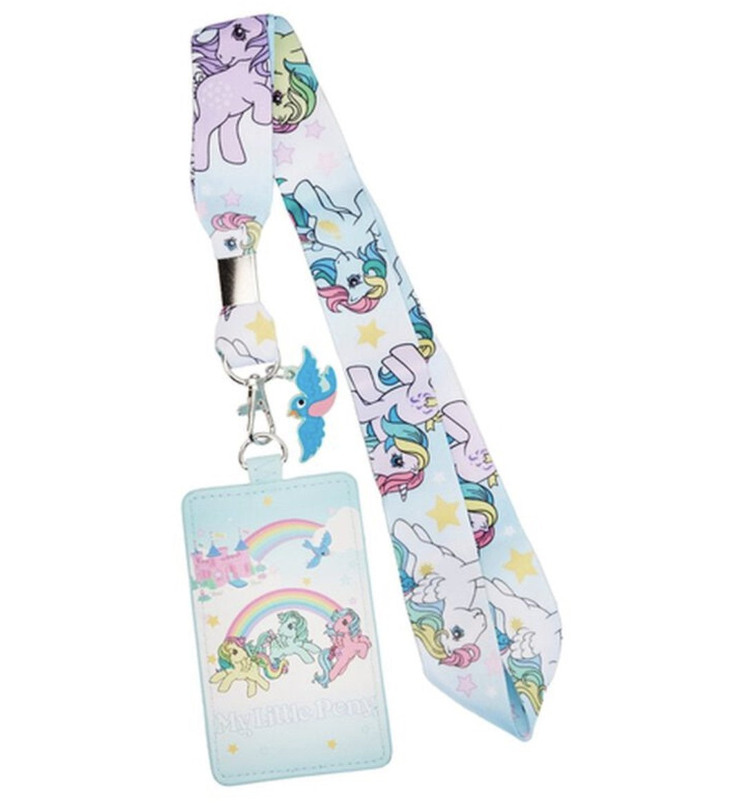 Hasbro My Little Pony Ponies And Rainbows Lanyard with Card Holder