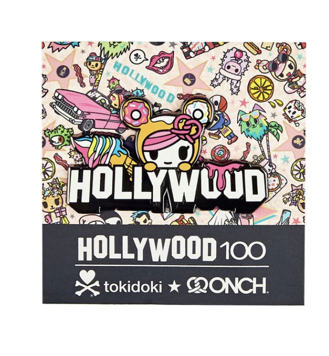 Hollywood 100 x tokidoki x ONCH Hollywood Donutella Enamel Pin