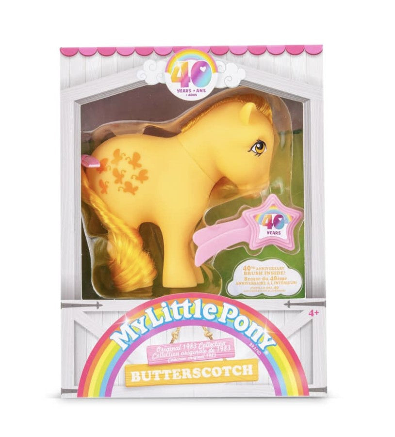 Retro My Little Pony Figure Orig 1983 Collection Butterscotch