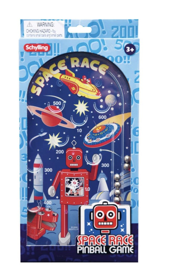 Space Race Tin Pinball Game