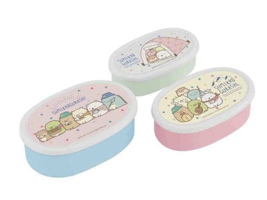 Sumikkogurashi Food Container 3pcs Set