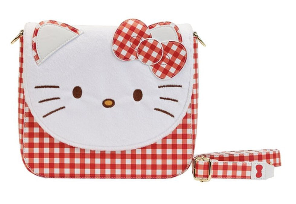 Sanrio Hello Kitty Gingham Cosplay Cross Body Bag