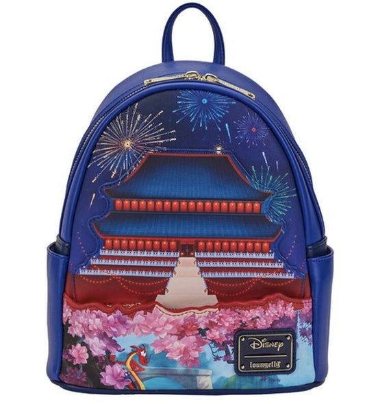 Disney Mulan Castle Light Up Mini Backpack