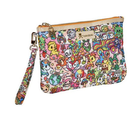 Zip Pouch Wristlet Stay Groovy Fall 2022