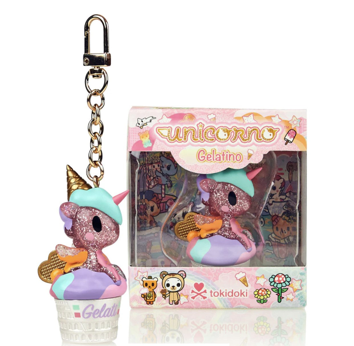 Cotton Candy Carnival Gelatino Bag Charm