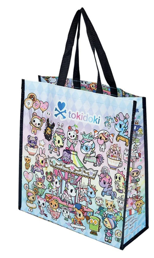 Cotton Candy Carnival Vinyl Tote