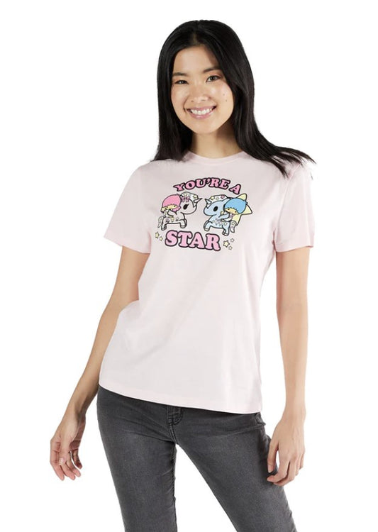 tokidoki YOU'RE A STAR PINK L Tee