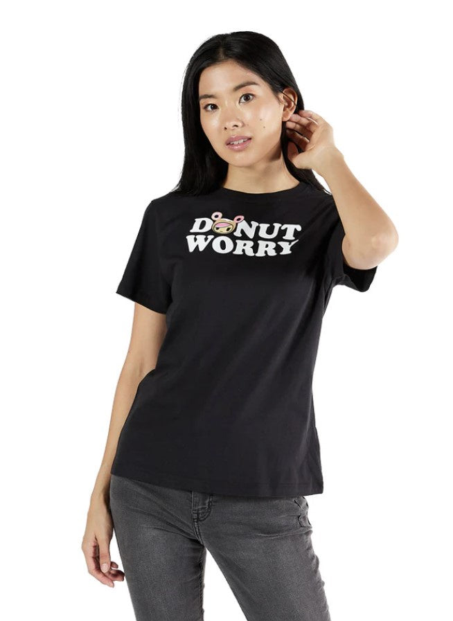 tokidoki DONUT WORRY BLK M Tee