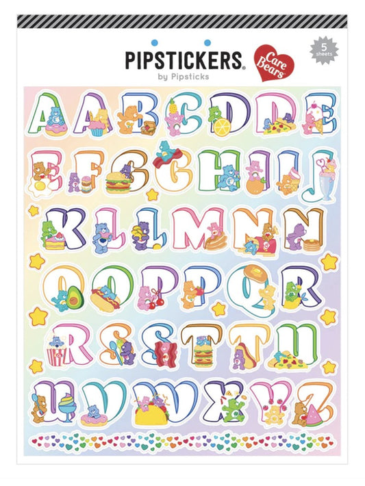 Care Bears Beary Hungry Big Alphabet Stickers