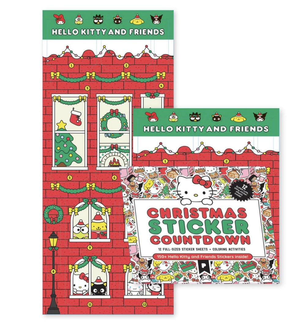 Hello Kitty And Friends Christmas Sticker Advent