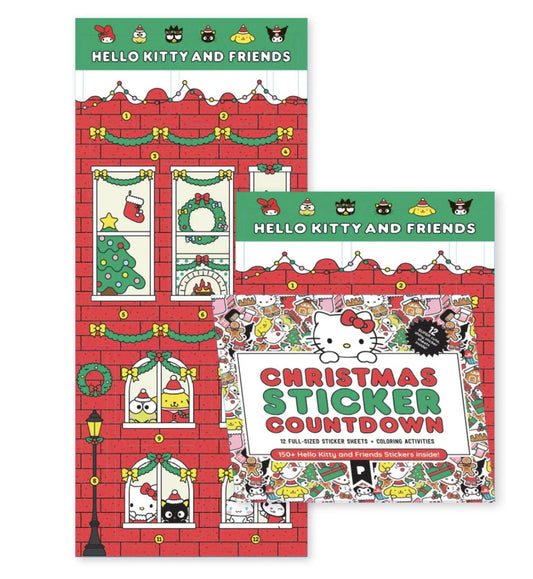 Hello Kitty And Friends Christmas Sticker Advent