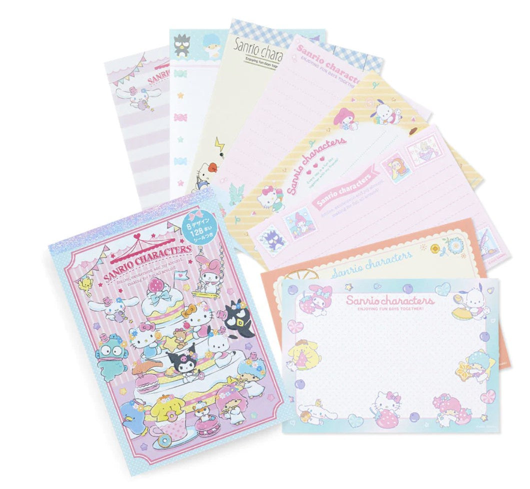 Sanrio Memo Pad Eight Page Design Hello Kitty & Friends
