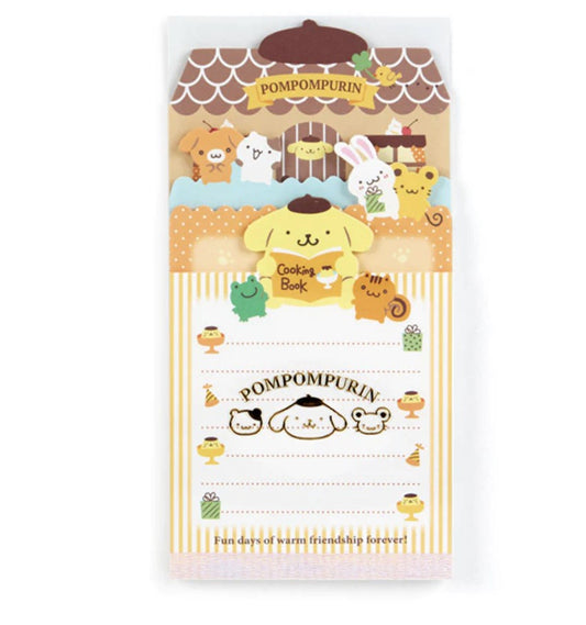 Sanrio Memo Pad Friends Pompompurin