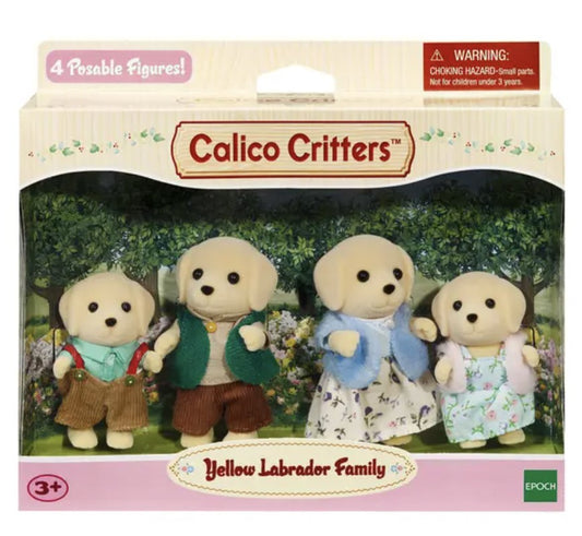 Calico Critters Yellow Labrador Family