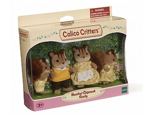 Calico Critters Hazelnut Chipmunk Family · Kappa Toys