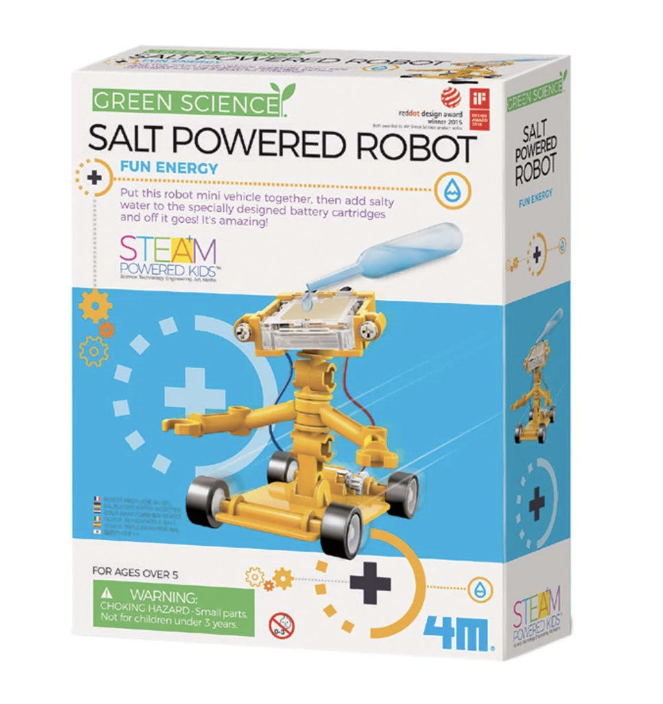 Salt Powered Robot Kit 4M