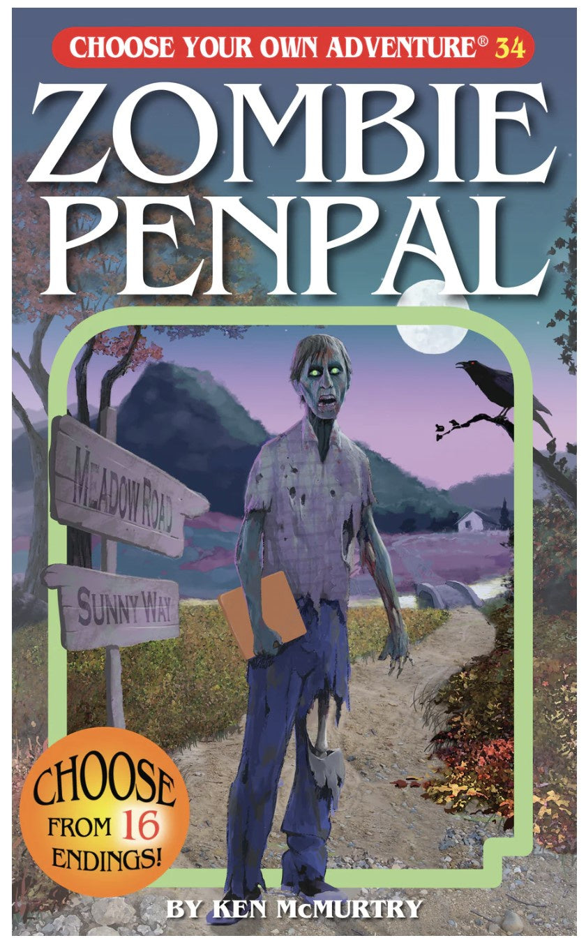 Zombie Penpal Choose Your Own Adventure Book #34