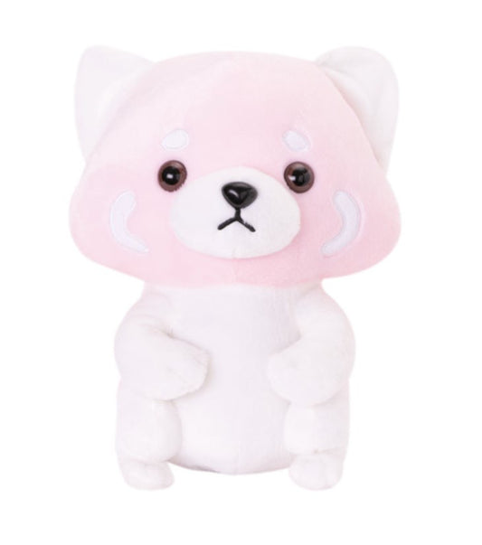 Pink and White Red Panda 13.5 in Medium Amuse Plush