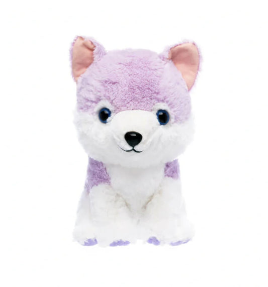 Lavender Wolf Medium Amuse Collection 13.5 in Plush