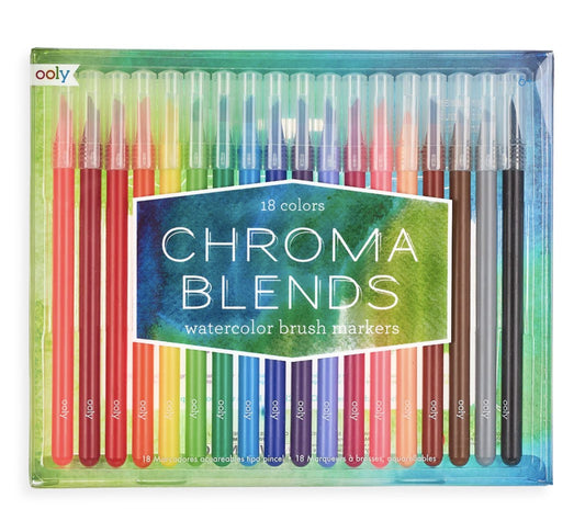 Chroma Blends Watercolor Brush Markers