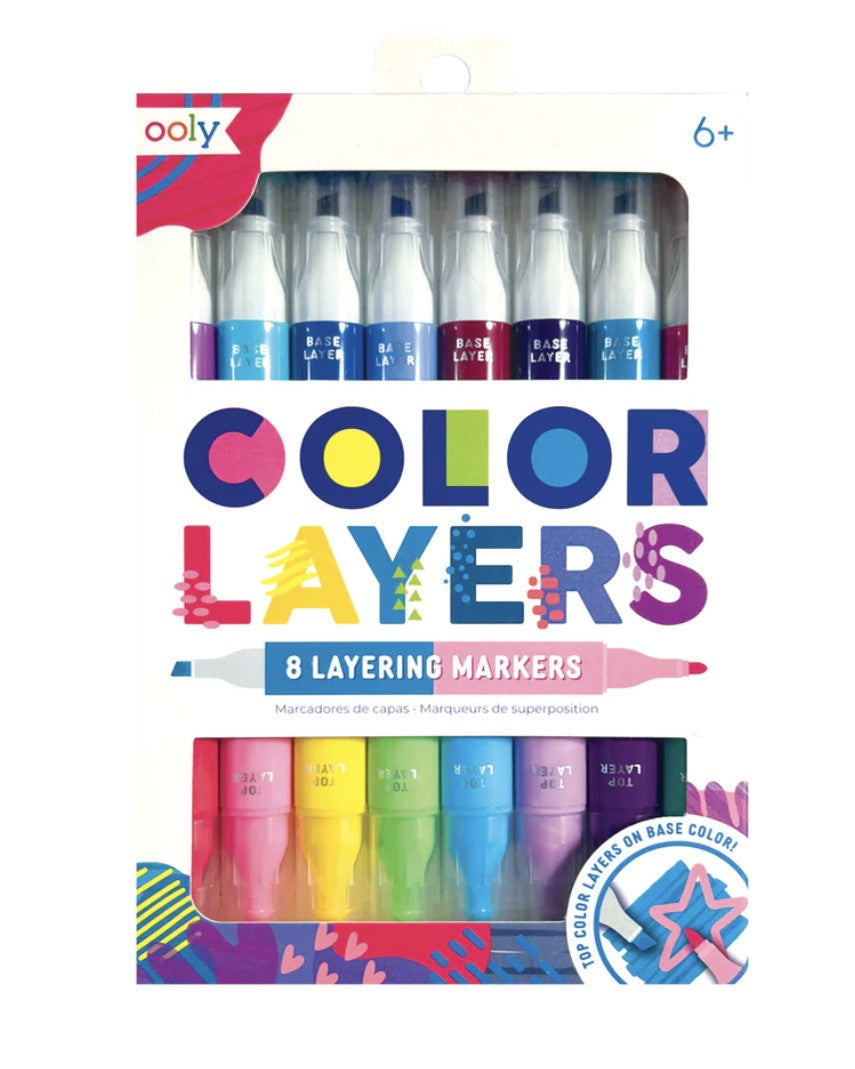 Color Layers Double-Ended Layering Markers