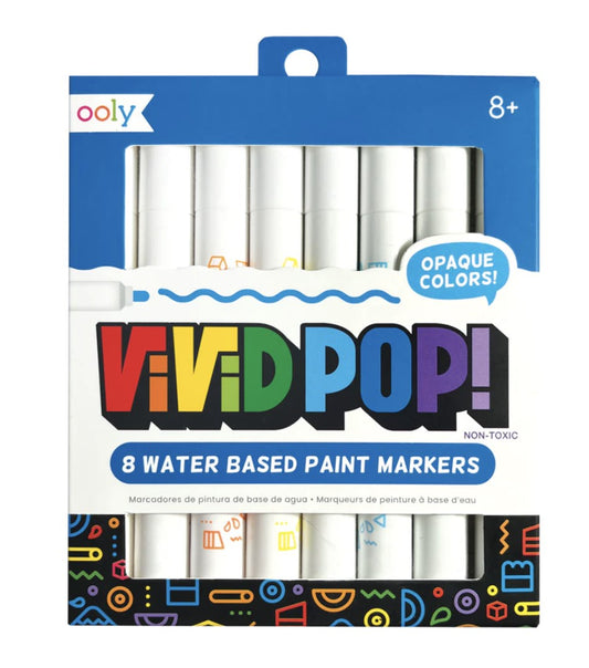 Water Based Paint Markers - Set of 8 Vivid Pop!