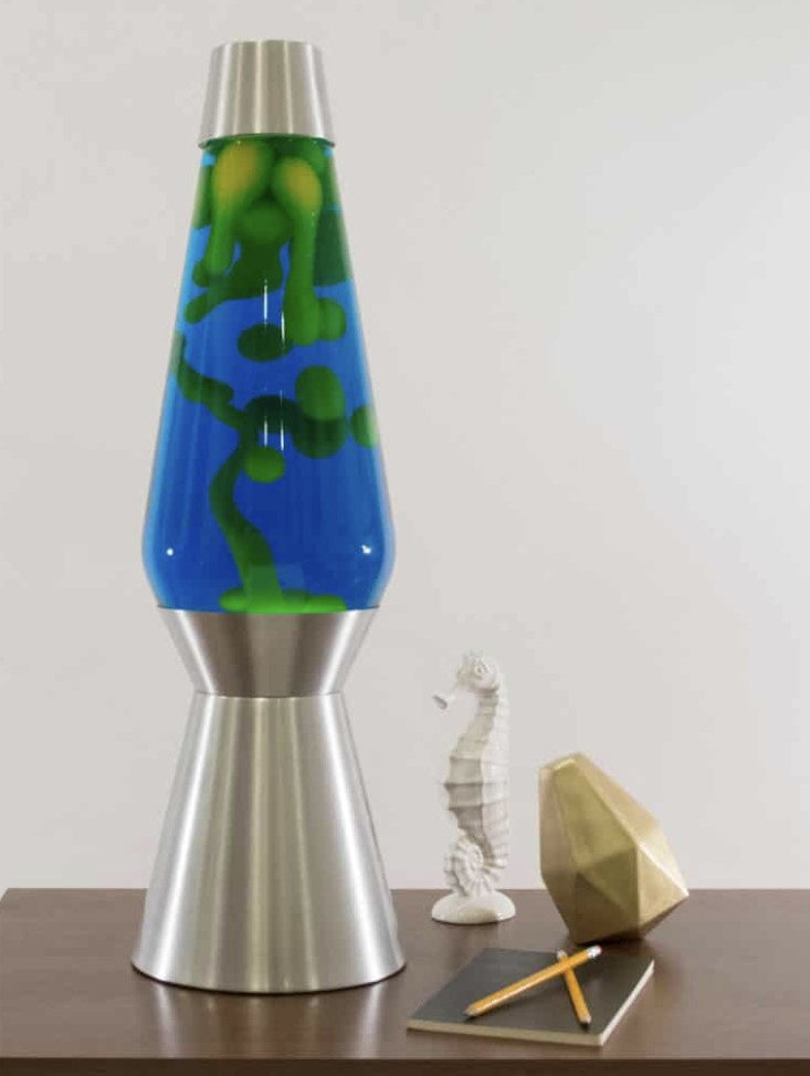 Lava Lamp Giant 27 in Yellow Blue