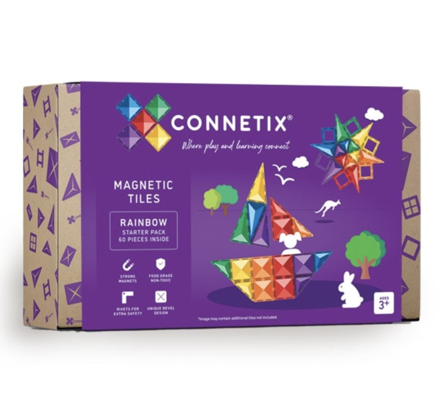 Connetix Rainbow Starter Pack 60 piece