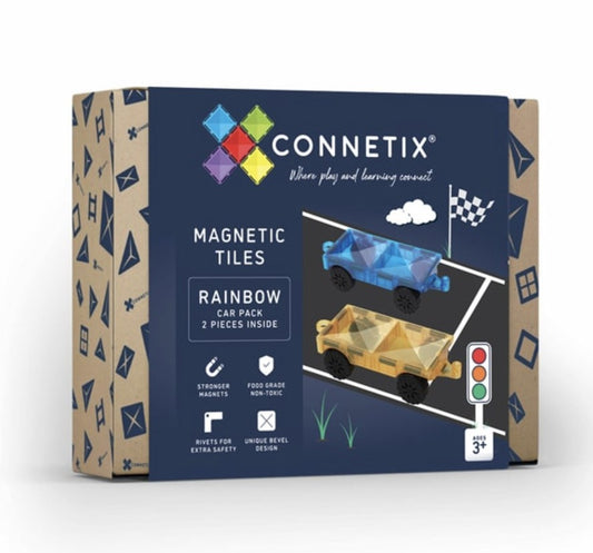 Connetix Rainbow Car 2 piece Pack