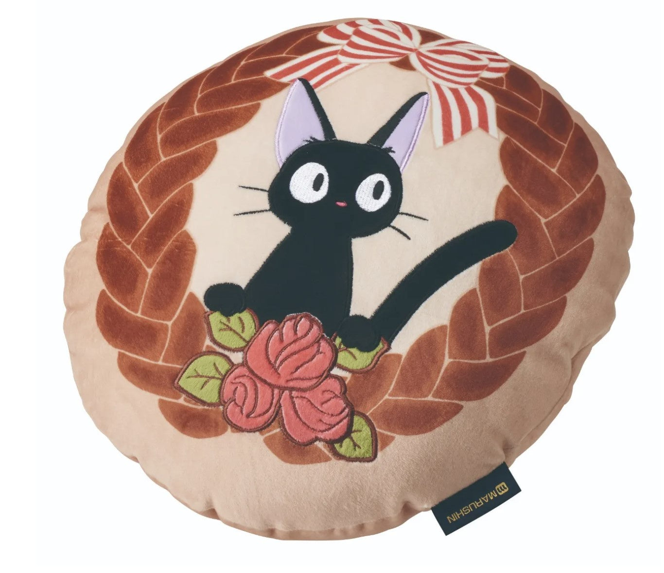 Jiji and the Fluffy Bread Mochi Mochi Cushion "Kiki's Delivery Service", Marushin Mochi Mochi Cushion