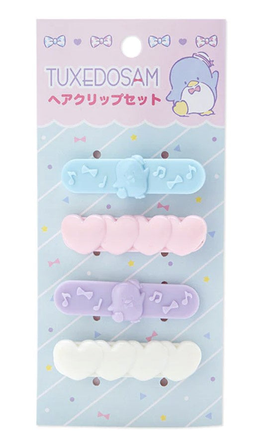 Sanrio Hair Clip Set Tuxedo Sam