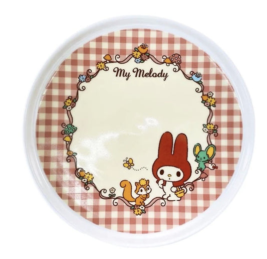 Sanrio Plate My Melody Classic Red Gingham Series