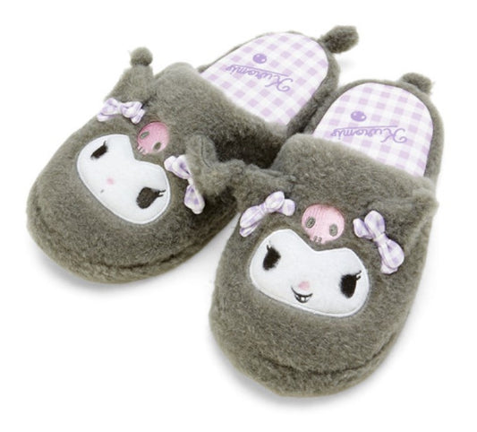 Sanrio Face Slippers Die Cut Kuromi