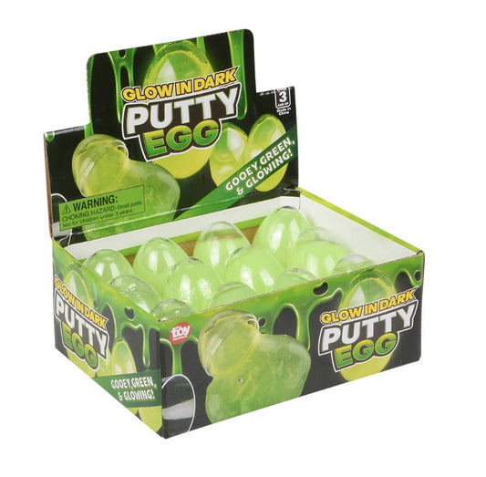 Glow In the Dark Putty Egg