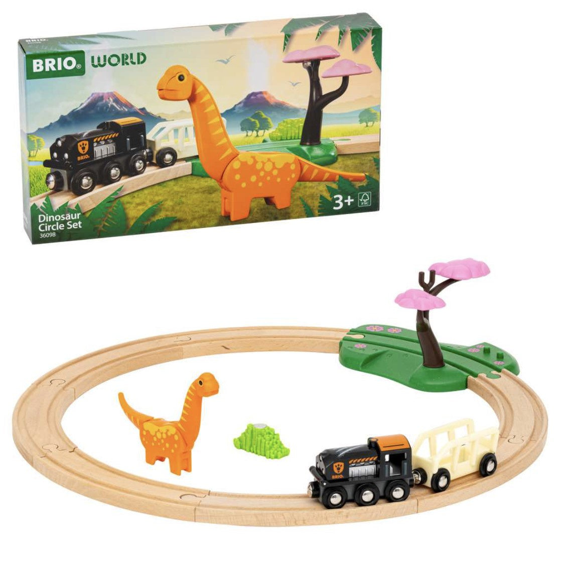 Brio Dinosaur Circle Train Set