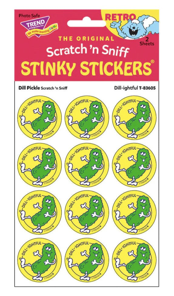 Scratch 'n Sniff Stinky Stickers Dill-ightful Dill Pickle