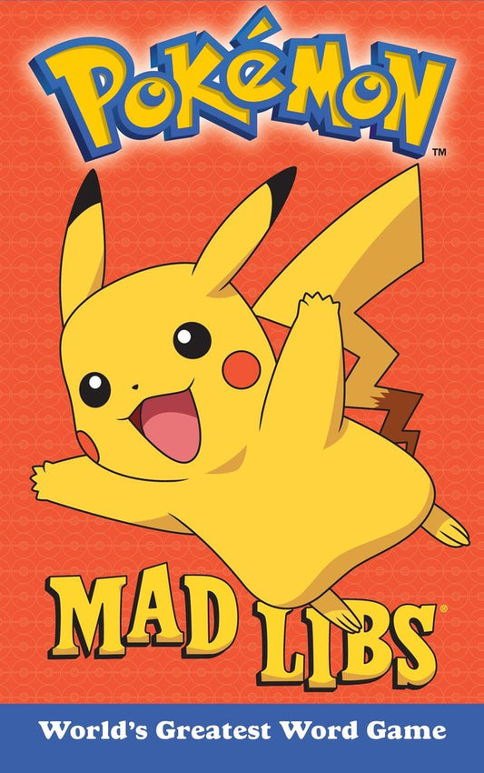 Pokemon Pikachu Mad Libs